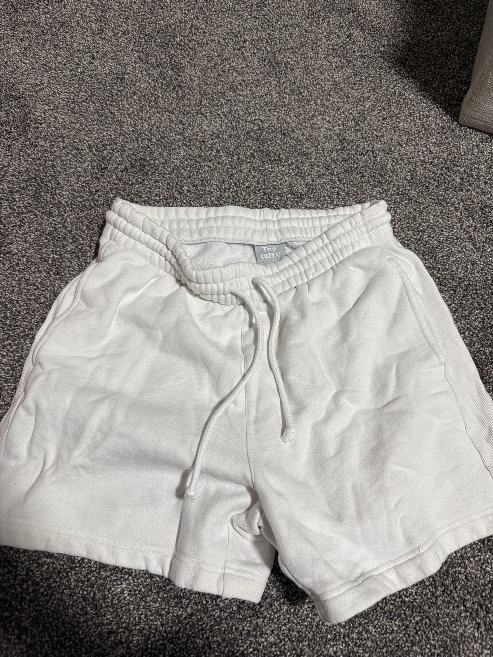 TNA White Men's Cozy Drawstring Athletic Shorts